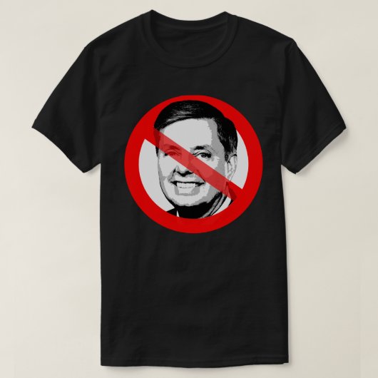 T-shirt L'Anti Lindsey Graham Crossing Out Face (Design devant)