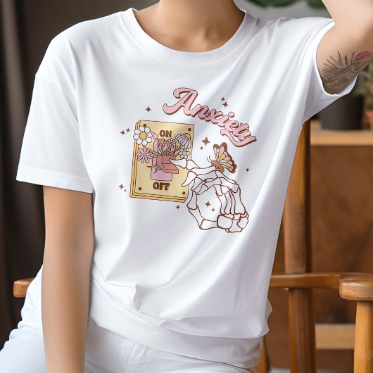 T-shirt L'anxiété sur l'arrêt de changer la santé mentale