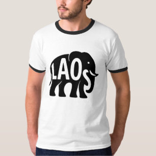 T-shirt lao éléphant
