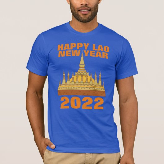 T-shirt Lao Nouvel an Vientiane 2022 (Devant)