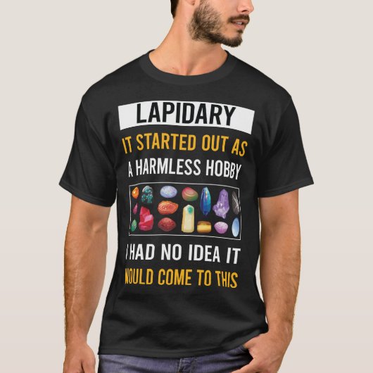 T-shirt Lapidariste Lapidariste Hobby Sans Dommage (Devant)