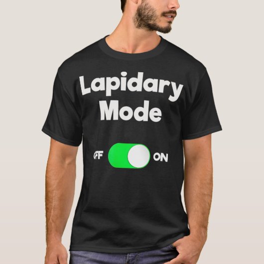 T-shirt Lapidary Funny Cadeau mode lapidaire (Devant)