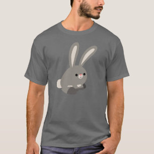 T-shirt lapin à cartons doux et tranquille