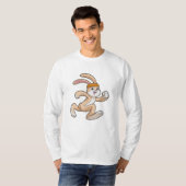 T-shirt Lapin à courir avec bandeau (Devant entier)