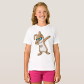 T-shirt Lapin à Hip hop Dance Dab (Devant entier)