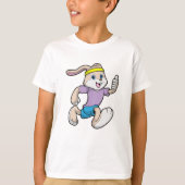 T-shirt Lapin à Jogging avec bandeau (Devant)