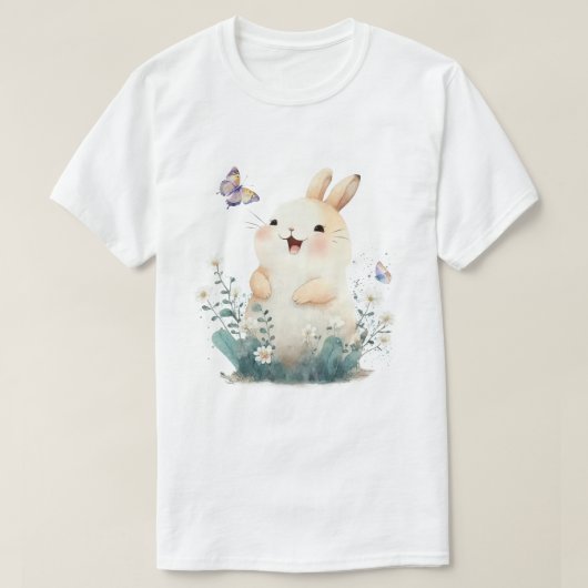 T-shirt lapin adorable (Design devant)
