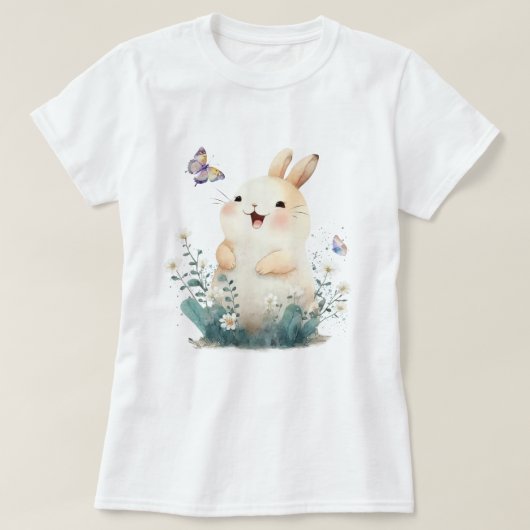 T-shirt lapin adorable (Design devant)