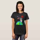 T-shirt Lapin Animal Externe Space Rocket Astronaut Bunny (Devant entier)