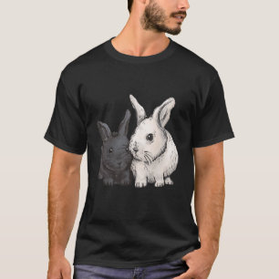 T-shirt Lapin animal impression animale lapin enfants