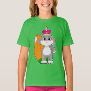 T-shirt Lapin Anniversaire Surfer