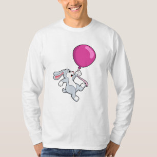 T-shirt Lapin avec ballon