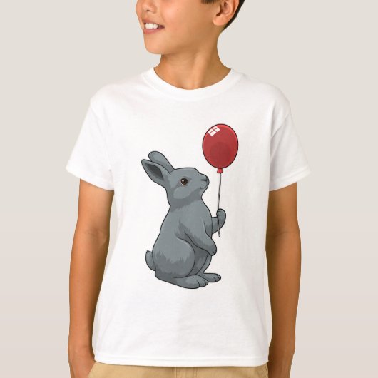 T-shirt Lapin avec ballon (Devant)