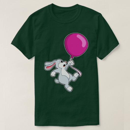 T-shirt Lapin avec ballon 2 (Design devant)
