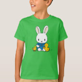 T-shirt Lapin avec canards Animaux mignons (Devant)