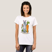 T-shirt Lapin avec carotte (Devant entier)
