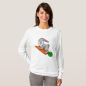 T-shirt Lapin avec carotte (Devant entier)