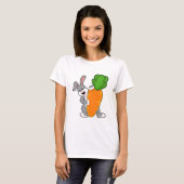 T-shirt Lapin avec carotte (Devant entier)