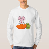 T-shirt Lapin avec carotte (Devant)