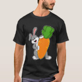 T-shirt Lapin avec carotte (Devant)