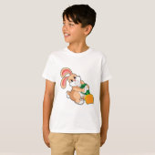 T-shirt Lapin avec carotte (Devant entier)