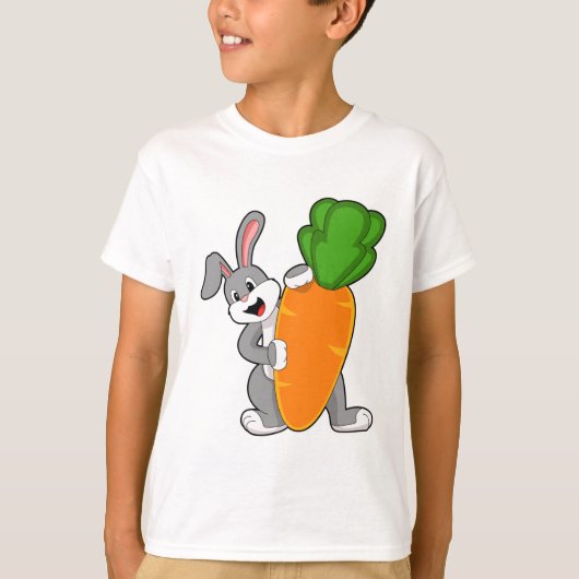 T-shirt Lapin avec carotte (Devant)