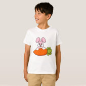 T-shirt Lapin avec carotte (Devant entier)