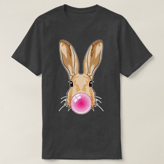 T-shirt Lapin avec chewing-gum (Design devant)