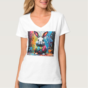 T-shirt Lapin avec éclaboussures