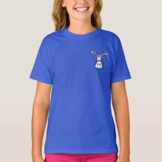 T-shirt Lapin avec la couronne de fleur