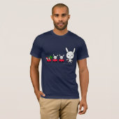 T-shirt - lapin avec le petit lapin (Devant entier)