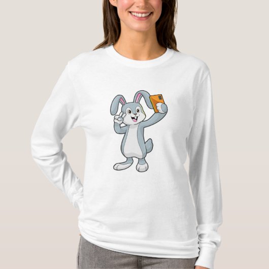 T-shirt Lapin avec mobile (Devant)