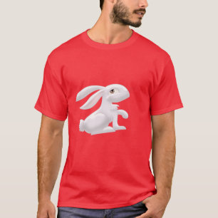T-shirt Lapin blanc