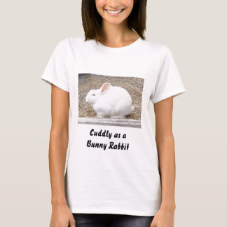 T-shirt Lapin blanc mou