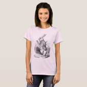 T-shirt Lapin blanc - T (Devant entier)