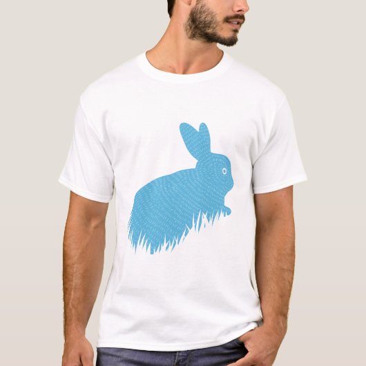 T-shirt Lapin bleu (Devant)