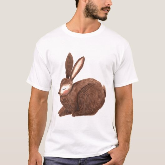 T-shirt Lapin Brun (Devant)