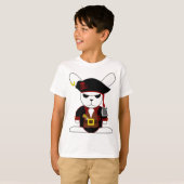T-shirt Lapin Bruno de pirate (Devant entier)