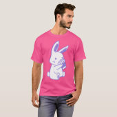 T-shirt Lapin Café (Violet) (Devant entier)
