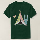 T-shirt Lapin Camping Doux (Design devant)