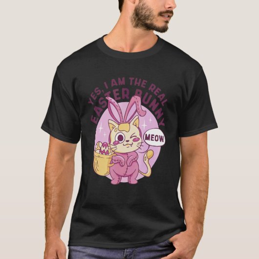 T-shirt Lapin Chat Mignon (Devant)
