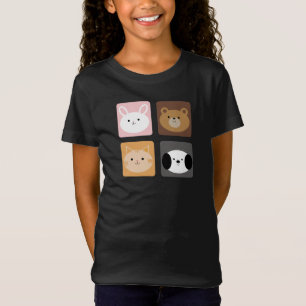T-Shirt Lapin, chien, chat et ours