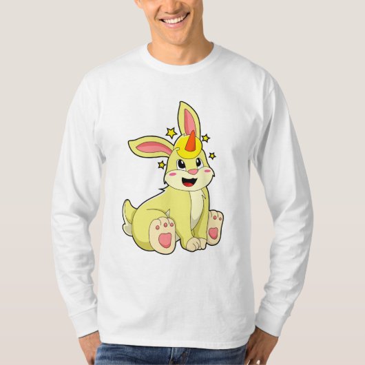 T-shirt Lapin comme licorne (Devant)