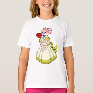 T-shirt Lapin comme Mariée avec robe Mariage.PNG
