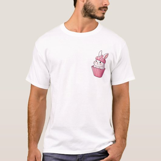 T-shirt Lapin Cupcake (Devant)