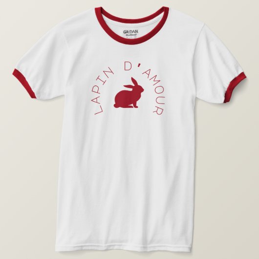 T-shirt Lapin d'Amour (Design devant)