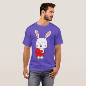 T-shirt Lapin d'amour vintage (Devant entier)