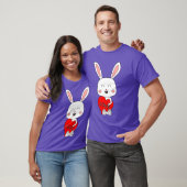 T-shirt Lapin d'amour vintage (Unisexe)