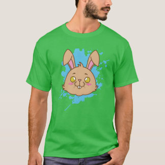 T-shirt Lapin dans le style Kawaii japonais Animal ami