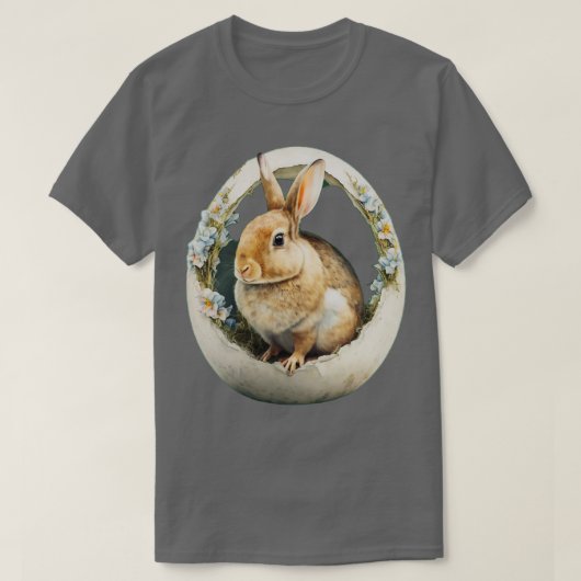 T-shirt Lapin dans l'oeuf 2 (Design devant)